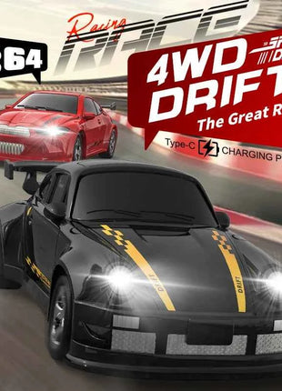2026 New Kf20 1:64 Drift Rc Car Four-wheel remote-controlled racing car Full proportions Desk Competition Toy Boys Ideal gifts.