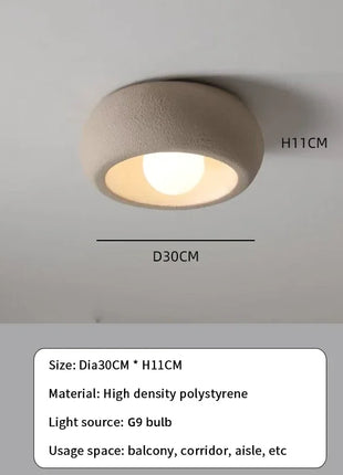 Lampada da soffitto moderna a LED per balcone, ingresso interno per la casa, corridoio, corridoio, lampada a sospensione a soffitto, armadio da cucina, apparecchi Wabi Sabi