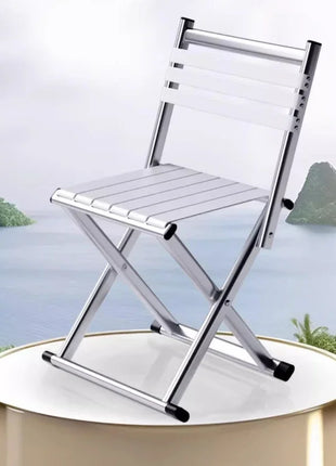 Sedia pieghevole Schienale Sedia pieghevole portatile da esterno Barbecue da campeggio Sgabello da pesca ultraleggero Mobili da esterno 자 캠핑자