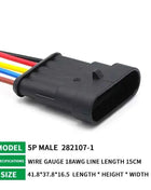 5/20/100sets HID Waterproof Connectors 1/2/3/4/5/6 Pin Car Electrical Wire Connector Plug Truck Harness with 15CM Wire Cable