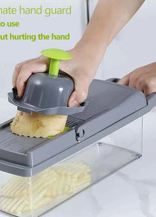 14/16 in 1 Multifunctional Vegetable Chopper Onion Chopper Handle Food Grate Food Chopper Kitchen Vegetable Slicer Dicer Cut