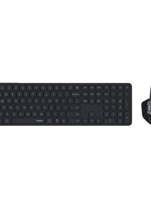 Rapoo 9560M Wireless Keyboard and Mouse Combo E9550L USB-C Rechargeable 110-Key Ultra-Thin Keyboard and MT760SE Wireless Mouse