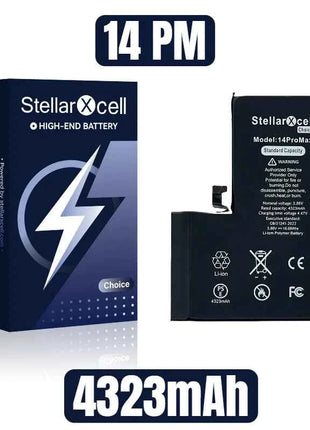 Choice StellarXcell OEM Chip Battery Replacement for IPhoneSE 7 8 X XR XS XSMAX iphone11 12pro 13mii 14pro 15Pro  Replacement