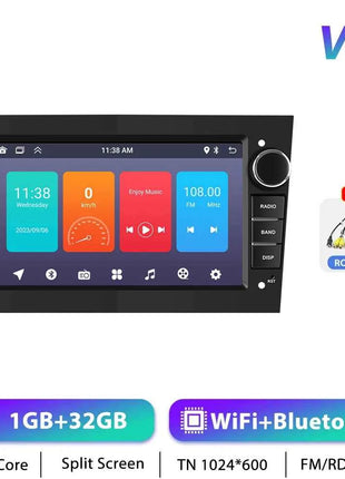 Podofo CarPlay Android Radio For Opel Astra Antara Corsa Zafira Combo Car Intelligent System 2din GPS Stereo Dashboard Car Radio