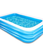 Large Inflatable Pool 2/3M Large Swimming Pools with Removable Frame for Family Kids Desmomtables Above Ground Pool