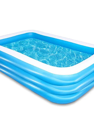 Large Inflatable Pool 2/3M Large Swimming Pools with Removable Frame for Family Kids Desmomtables Above Ground Pool