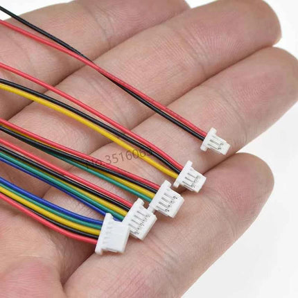 5/10 Pz SH 1.0mm Maschio/Femmina Connettore Con Filo 100/200/300mm Cavo 2/3/4/5/6/8/10P Spille Ponticello linea SH1.0 SHR Per Arduino