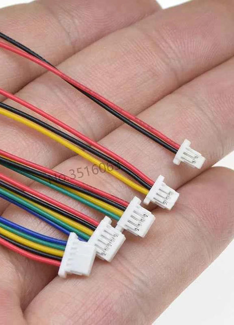 5/10 Pz SH 1.0mm Maschio/Femmina Connettore Con Filo 100/200/300mm Cavo 2/3/4/5/6/8/10P Spille Ponticello linea SH1.0 SHR Per Arduino