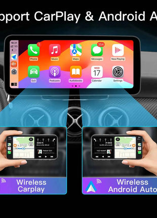 10.25"Qualcomm 665 Wireless Carplay Android 14 For Mercedes Benz CLA C117 X117 X156 W176 2013-2019 Radio Multimedia ScreenStereo