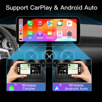 10.25"Qualcomm 665 Wireless Carplay Android 14 For Mercedes Benz CLA C117 X117 X156 W176 2013-2019 Radio Multimedia ScreenStereo