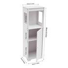 Bathroom Storage Cabinet White PVC Cupboard Shelf 28*25*90cm Tissue Storage Rack Organizer Bathroom Toilet Furniture