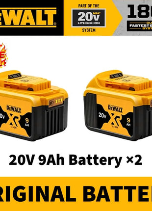 Batteria Originale Dewalt 20V MAX 5Ah 6Ah 18650 ‌ Batteria agli Ioni di Litio XR per Utensili Elettrici, 120W Alta Potenza, Ricaricabile, Batteria di Ricambio