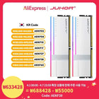 JUHOR Memoria Ram RGB DDR5 16GB DDR5 32GB(16GBX2) 6000MHz 7200MHz 8000MHz UDIMM Desktop UDIMMRAM PC Computer Memory Hynix Chip