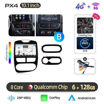 AWESAFE 10" Android Radio For Renault Clio 4 2012-2019 Wireless CarPlay GPS Navigation 4G CAN-BUS Plug and Play Autoradio DSP BT