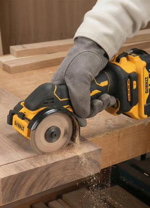 DEWALT DCG438 Smerigliatrice Angolare Brushless 20V 76mm, Sega da Taglio a Batteria 20000RPM 400W per Metallo e Legno, Utensile per Taglio e Lucidatura