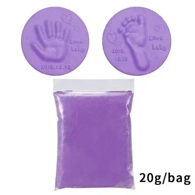 Impronta del bambino Creatori di argilla Infantile Asciugatura dell'aria Argilla morbida 3D Impronta digitale Impronta Zampa Kit Genitore-figlio Inkpad Giocattolo fai da te Souvenir per bambini