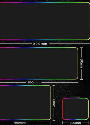 Black Mouse Pad Asus Rgb Gaming Mause Mat Anime Mats Gamer Rug Pc Xxl Cute Pads Large Game Keyboard Carpet Backlight Mousepad