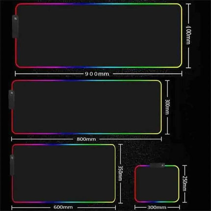 Black Mouse Pad Asus Rgb Gaming Mause Mat Anime Mats Gamer Rug Pc Xxl Cute Pads Large Game Keyboard Carpet Backlight Mousepad