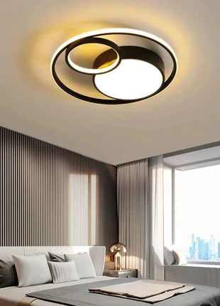 Lampada da Soffitto LED Moderna con Telecomando, Illuminazione per Interni, Decorazione per Soggiorno, Camera da Letto, Studio e Cameretta