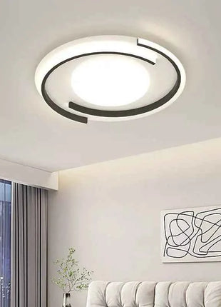 Decorazione domestica moderna Luci del soggiorno con telecomando Lampada da soffitto a LED per camera da letto Lampadario per sala da pranzo per studio nordico per bambini