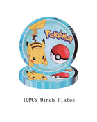 Forniture per decorazioni per feste di compleanno a tema Pokemon Cartoon Pokemon Go Stoviglie Tazze Piatti Palloncino Pikachu per bomboniere per baby shower