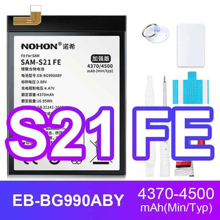 NOHON Phone Battery for Samsung Galaxy S24 S23 S22 Ultra S21 S20 Plus S10 S10E S9 S8 S7 S6 S10+ S20+ S21+ S23+ S24+ Batteries