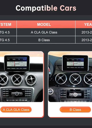 1920*720 Touch Screen Car Multimedia Display For Benz A B CLA GLA W176 W463 W246 2013-2015 NTG4.5 Wireless Carplay Android Auto