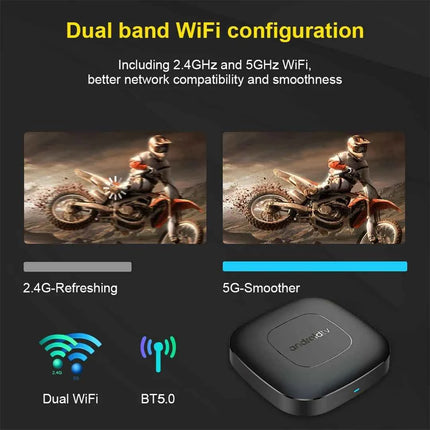 Smart TV Box 8GB 128GB Android 14 ATV Allwinner H313 Google Assistant 8K Video 4k HDR10 Media Player T1 Very Fast Set Top Box