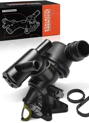 Termostato Frankberg 1x per Liquido di Raffreddamento Land Rover Discovery Sport 550 Range Rover Evoque LR073694 LR105975 JDE40346 460436