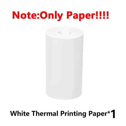 58mm Mini Portable Thermal Printer Wireless Pocket Photo Printer For IOS Android With USB Cable For Photo Sticker Label Printing