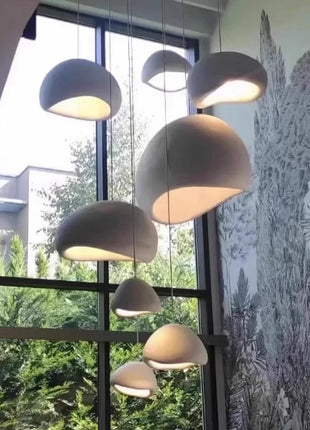 Lampade a sospensione a LED giapponesi Wabi Sabi Lampadario moderno a soffitto nordico Sala da pranzo Soggiorno Camera da letto Decorazioni per la casa Lampade a sospensione a soppalco