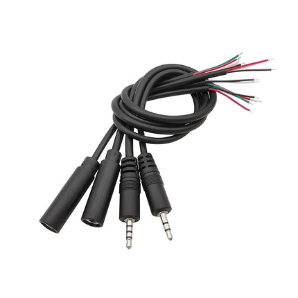 1/3/5 Pz 2.5mm 2/3/4 Poli Filo Maschio Femmina Spina Martinetti Cavo Audio Mono Stereo Aux Connettore di Estensione Delle Cuffie riparazione FAI DA TE