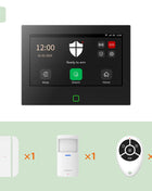 Transmission distance 500 m 7 inch GSM LoRa Staniot Version Security Alarm System Tuya WiFi 4G Smart Home Anti-theft Alarm Kit House