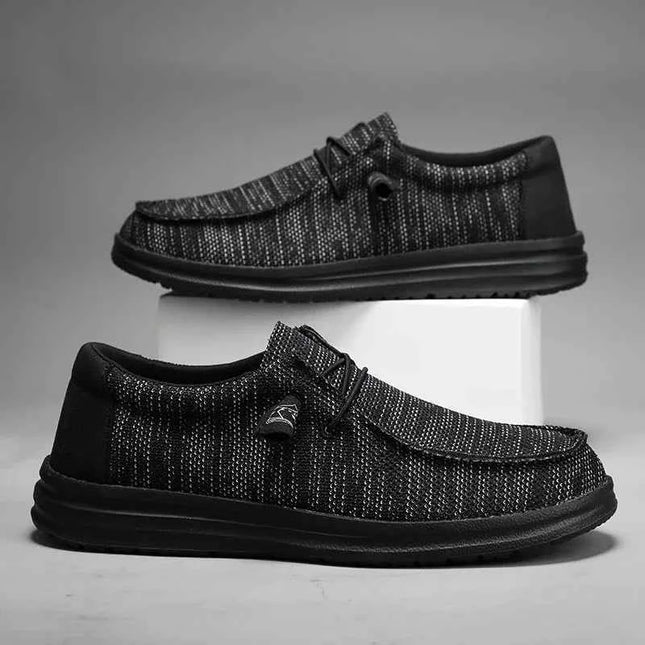 Dude Canvas Shoes Men Casual Slip on Shoes Alpargatas Hombre Moccasins Mocassin Homme Lightweight Breathable Plus Big Size 50