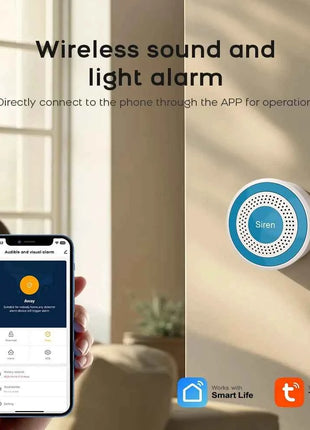 PGST WiFi Alexa Tuya Smart Life Home Alarm Security System Kit Set Home Automation Alarm Security Protection Door Motion Sensor