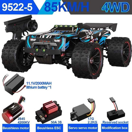 SCY9522PRO 85KM/H High Speed RC Car Brushless 4WD Off-Road Drift Remote Control Car 1:16 Professional Racing Cars SCY9522 50KM/H