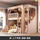 Customizable bunk beds Small apartment sibling bed High and low child and mother slide Space capsule Roof bed