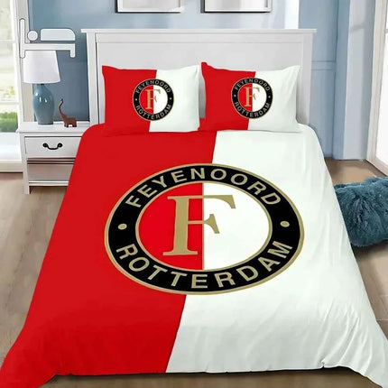 3D Print Hot Fc F-Feyenoords Bedding Set Bedroom Quilt Cover Set Single Double Size Duvet Cover Pillowcase for Adult Boys