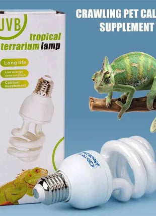 13W/26W UVB Pet Reptile Heating Lamps 5.0 10.0 Heat Lamp Energy Saving Light Turtle Lizard Snake Reptile UVB Heating Lights