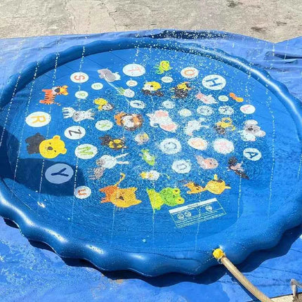 Tappetino per giochi estivi per bambini Tappetino per acqua spray Giocattoli gonfiabili per cartoni animati giganti Giardino da spiaggia Gioco all'aperto Tappetino per piscina per prato Giocattoli per ragazzi e ragazze