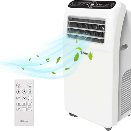 Climatizzatore mobile SHINCO con tubo di scarico, 12000BTU, 3,5 kw, raffreddamento, ventilazione e deumidificazione, condizionatore mobile