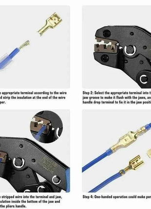 Maschio Femmina Scatola di Filo Cavo Isolato Connettore Macho 2.8/6.3mm Terminali A Crimpare Elettrici Termin Spade Connettori Kit Assortiti