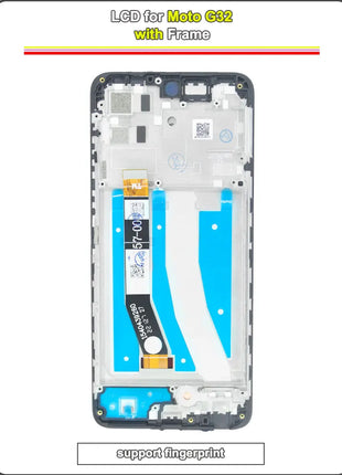 Nuovo LCD per Motorola Moto G32 2022 ‎ Sostituzione del gruppo touch screen display LCD per Moto G32 XT2235 XT2235-2 LCD con cornice