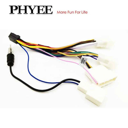 Cablaggio radio Spina a 16 pin Connettore antenna Adattatore cavo unità principale audio per auto per Toyota Corolla Yaris RAV4 Camry Hilux
