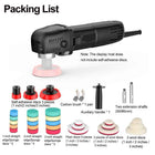 Car Polisher 6 Variable Speed Electric Waxing Repairing Sander Tool 75MM\100MM\140MM Polisher Car Buffer Polisher Power Tool