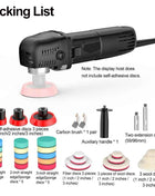 Car Polisher 6 Variable Speed Electric Waxing Repairing Sander Tool 75MM\100MM\140MM Polisher Car Buffer Polisher Power Tool