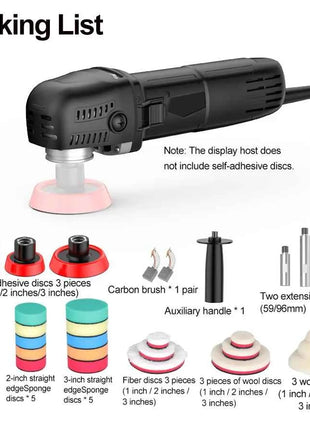 Car Polisher 6 Variable Speed Electric Waxing Repairing Sander Tool 75MM\100MM\140MM Polisher Car Buffer Polisher Power Tool