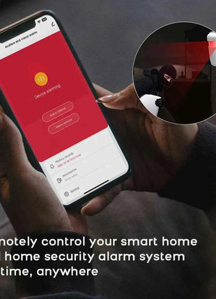 PGST WiFi Alexa Tuya Smart Life Home Alarm Security System Kit Set Home Automation Alarm Security Protection Door Motion Sensor