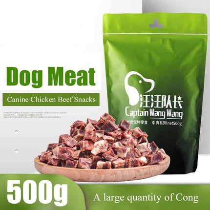 Pet shop dog snacks beef 500g chicken teddy pet training reward