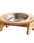 Pet Feeder Double Cat Food Bowl with Anti-Knockover Design Dog Water Feeding Container Cat Food Bowl Stander pet products
